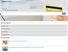 Tablet Screenshot of nextadvisor.com
